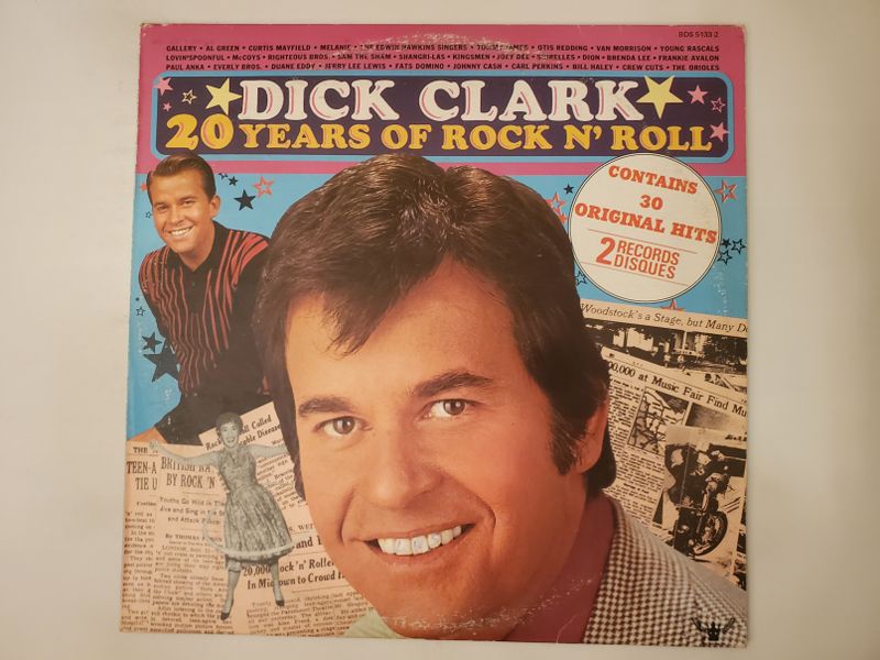 Dick Clark 20 Years of Rock N' Roll vinyl record
